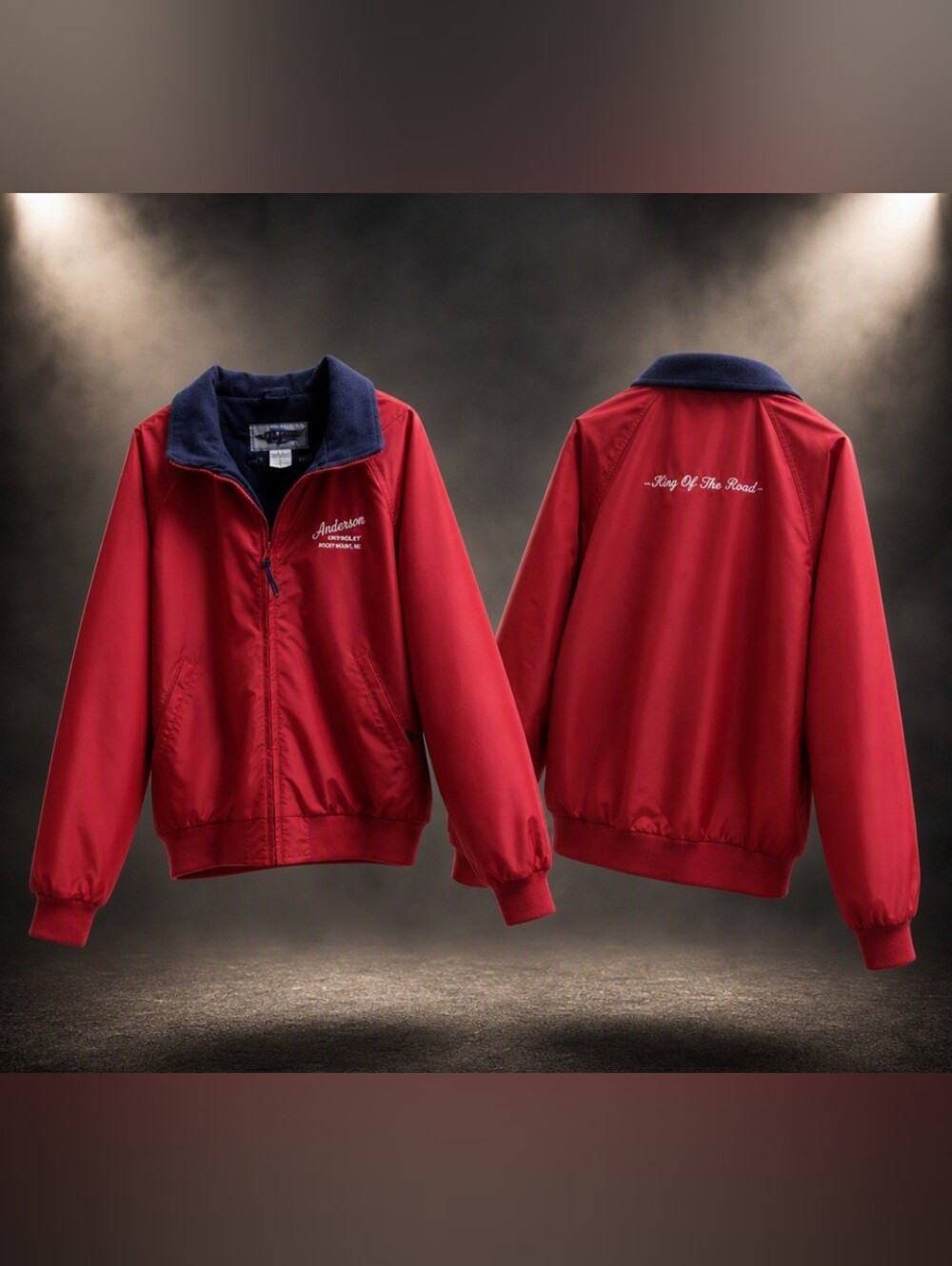 LAL Men's red size large "King of the Road" jacket